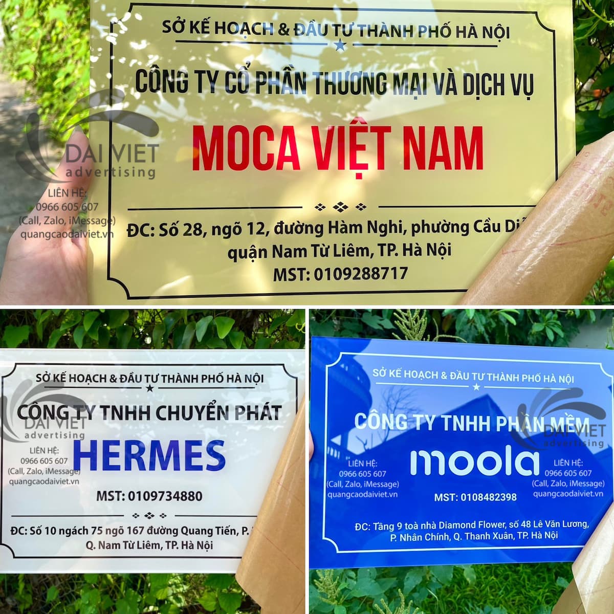 Nên làm biển công ty bằng mica hay inox? Chọn chất liệu gì cho đúng?